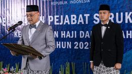 Kembali Lantik Pejabat Kemenhaj, Gus Irfan Tekanan Percepatan Layanan dan Integritas