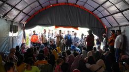 Kepala BNPB di Langkat, Pastikan Distribusi Bantuan Sampai ke Masyarakat