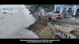 Medan–Banda Aceh Segera Kembali Terhubung, Pemerintah Kerja 24 Jam Bangun Dua Jembatan Bailey di Bireuen
