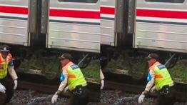 ASN Tewas Dihantam Kereta di Cisauk Tangerang