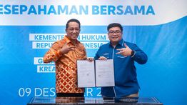 Kemenkum dan Gekrafs Satukan Langkah Perkuat Ekosistem Ekraf Berbasis Kekayaan Intelektual