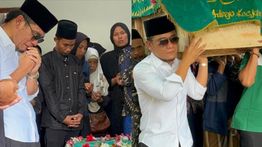 Tangis Gus Miftah Saat Antar Jenazah Sang Ayah ke Pemakaman
