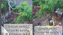 Mobil Terjun di Jurang Cilegon Sampai Ringsek, Satu Keluarga Kritis