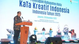 Penetapan KaTa Kreatif 2025, Menteri Ekraf Dorong Tiap Kota Punya Subsektor Unggulan