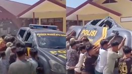 Diduga Lepaskan Terduga Pengedar Narkoba, Kantor Polsek di Madina Sumut Dibakar Warga