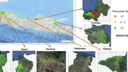 Badan Geologi: Sejumlah Kota Besar di Jawa Alami Penurunan Muka Tanah