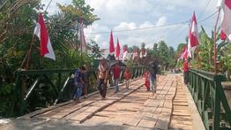 Jembatan Bailey ke-10 Rampung, Warga Desa Matang Bangka Kini Bisa ke Pasar