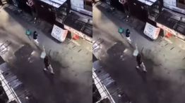 Aksi Warga Usir Tawuran, Siram Air hingga Lempar Galon