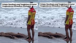 Pelajar Asal Bandung Ditemukan Tewas Tenggelam di Pantai Pangandaran