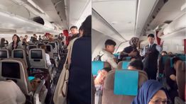 Pesawat Garuda Rute Jakarta&ndash;Sydney Alami Turbulensi Parah, 2 Awak Kabin Patah Tulang