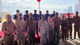 Pramono Hibahkan Mobil Pemadam Kebakaran ke-14 Daerah, Ada Cianjur hingga Karo