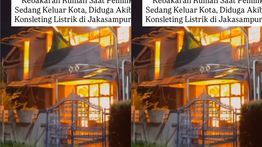 VIDEO Kebakaran Hantam Rumah Warga Bekasi