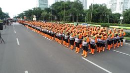 3.395 Personel Kebersihan Disiagakan saat Malan Tahun Baru di Jakarta