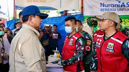 Prabowo Tinjau Posko Kesehatan Kodam I/BB di Tapanuli Selatan, Pastikan Warga Mendapat Layanan