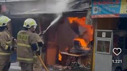 Rumah Makan Padang di Palmerah Kebakaran, Gara-gara Gas Bocor