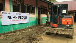 BNI Bersihkan Sekolah Terdampak Banjir di Aceh Utara, Dukung Pemulihan Pendidikan Pascabencana