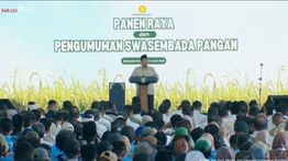 Di Panen Raya, Prabowo Tegaskan Perang terhadap Korupsi dan Penegakan Pasal 33 UUD 1945