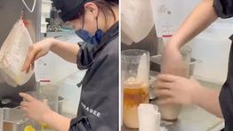 Viral Video Pegawai Chagee Racik Minuman Pakai Tangan Kosong ala India