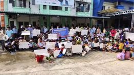 Ratusan Warga Rohingya Demo di Pekanbaru, Tuntut Hidup Layak dan Akses Kebutuhan Dasar