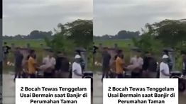 Dua Bocah Tewas Tenggelam di Lokasi Banjir Tangerang