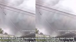 Rumah Warga di Cimanggis Depok Kebakaran Hebat