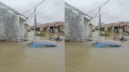 Tambun Utara Lumpuh, Banjir Putus Akses Jalan hingga Rendam Perumahan Subsidi Setinggi 1,5 Meter