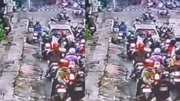 Bus Harapan Jaya Hantam Puluhan Motor di Kota Kediri, Diduga Gagal Rem