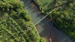 Jembatan Gantung Desa Mandala Kasih Selamatkan Anak-anak dari Arus Deras Sungai Cipalebuh Garut