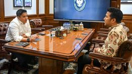 Seskab Teddy Terima Wagub Emil Dardak, Bahas MBG dan Kopdes