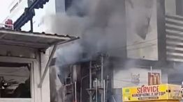 Millenium Plaza Medan Kebakaran, Api Muncul dari Samping Bangunan