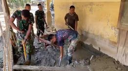 Gotong Royong dan Ketulusan TNI Hidupkan Lagi Rumah Warga di Aceh