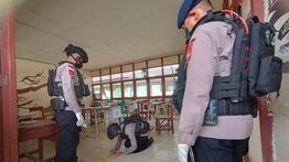 SMPN 3 Sungai Raya Dilempar Bom Molotov, Polisi Amankan Terduga Pelaku