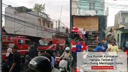 Rumah di Tambun Utara Terbakar Hebat, 1 Orang Tewas Seketika