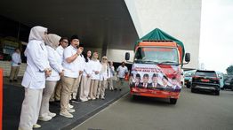 HUT ke-18, Gerindra Bagi Ribuan Sembako, Bibit Pohon dan Santuni Yatim