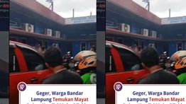 Warga Bandar Lampung Digegerkan Penemuan Mayat Wajah Dilakban