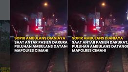 Sopir Dianiaya OTK, Puluhan Ambulans Geruduk Mapolres Cimahi