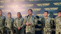 KSAD Ungkap Rapim TNI AD Bahas Program Prioritas Pemerintah hingga Kesejahteraan Prajuri