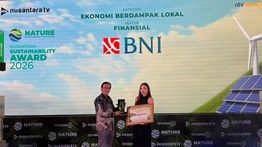 BNI Menangkan Penghargaan Nusantara Sustainability Award 2026 untuk Ekonomi Berdampak Lokal di Sektor Finansial