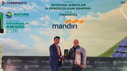 PT Bank Mandiri (Persero) Tbk Raih Nusantara Sustainability Award 2026 untuk Ekonomi Sirkular & Pengelolaan Sampah