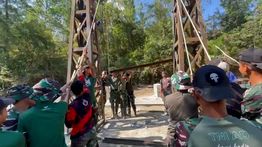 Melihat Pembangunan Jembatan di Aceh yang Terus Dikebut Jelang Ramadhan