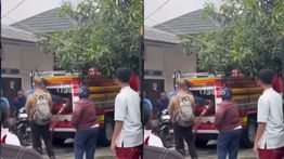 Rumah di Kampung Tipar Cimanggis Kebakaran Hebat