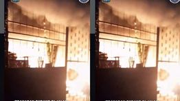 Bangunan Dua Lantai Terbakar Hebat di Kebagusan