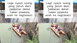 Pria Jatuh dari Jembatan Taman Pramuka Tangerang, Jasadnya Belum Ditemukan