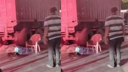 Pria Tewas Terlindas Truk di Pertigaan Metro Kapuk Cengkareng