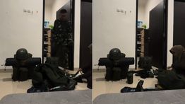 Momen Haru Istri Bantu Persiapan Suami TNI Berangkat ke Gaza