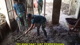 Potret Before-After Pembersihan Rumah Terdampak Bencana, Tetap Dilakukan Selama Ramadan