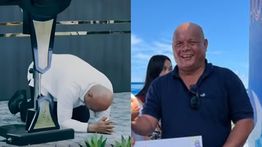 Bupati Nias Utara Sujud di Depan Menteri Desa, Minta Pemerintah Atasi Kemiskinan Ekstrem