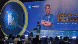 Rakernas Gekrafs 2026, Sandiaga Uno Optimistis Ekonomi Kreatif Jadi Masa Depan Indonesia