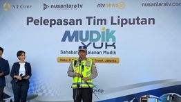 Kakorlantas Polri Irjen Agus Suryonugroho Lepas Tim Liputan Mudik Nusantara TV