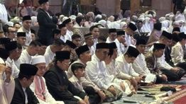Wapres Gibran Salat Ied di Masjid Istiqlal Bersama Keluarga Serta Sejumlah Menteri Turut Hadir